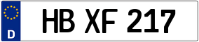 Truck License Plate